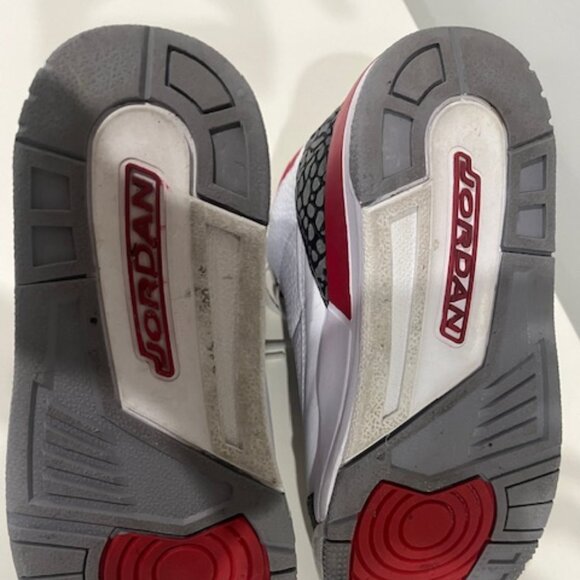 Size 2Y Air Jordan 3 Retro “Fire Red” Athletic Basketball Shoes DM0966-160 - Picture 7 of 8